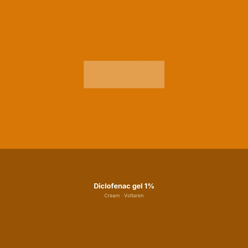 Diclofenac gel 1%