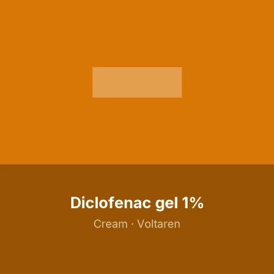 Diclofenac gel 1%