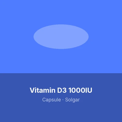 Vitamin D3 1000IU